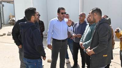 رئيس جهاز العاشر من رمضان يتابع تطوير سوق صيدناوي وسوق الجمعة