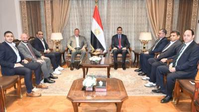 وزير الشباب والرياضة يستقبل مجلس إدارة النادي الأهلي