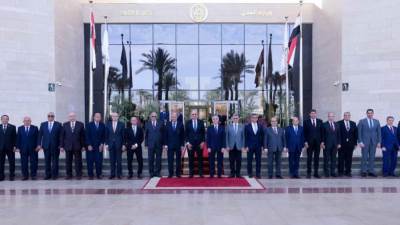 وزير العدل يستقبل رئيس مجلس القضاء الأعلى لتهنئته بتولي مهام منصبه