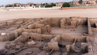 الكشف عن مدينة سكنية بموقع شيخ العرب همام تعود للقرن الثامن عشر