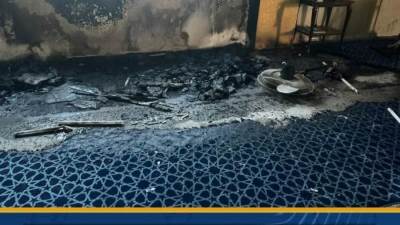 جامعة الدول العربية تدين جريمة إحراق مسجد أبي بكر الصديق بقرية "تل"