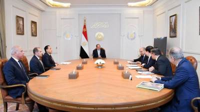 السيسي يستقبل رئيس شركة "GCL" الصينية للتعاون في توطين صناعة الطاقة بمصر