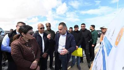 وزيرة الإسكان تتابع أعمال المرافق الرئيسية لمنطقة أبراج الداون تاون 