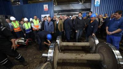 النقل تستهدف زيادة معدل نقل البضائع بالسكة الحديد لـ 13مليون طن سنوياً