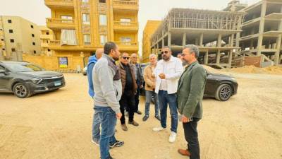 المهندس محمود مراد يقود جولة ميدانية بالعبور الجديدة لمتابعة حالة الطقس 
