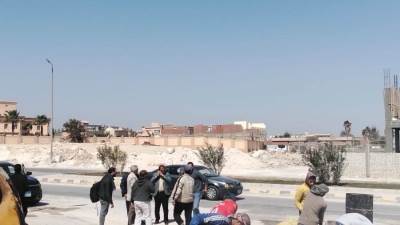 المهندس محمد العزوني يتفقد أعمال الحي الثالث والسادس بالمنيا الجديدة 