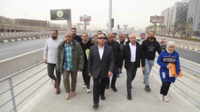 وزير النقل يتفقد جاهزية المرحلة الثانية من مشروع الأتوبيس الترددي السريع BRT