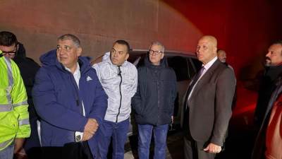 قيادات الإسكان يتفقدون طريق ونفق الواحات بمدينة 6 أكتوبر