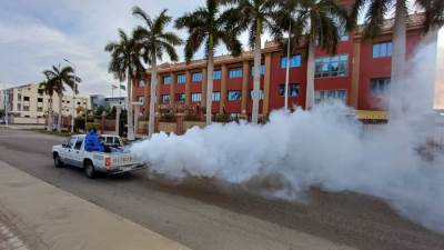 تكثيف حملات النظافة ورش الحشرات الطائرة بمدينة الشروق حفاظًا على صحة المواطنين