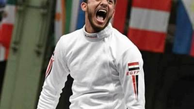 محمد السيد يحقق برونزية كأس العالم لسيف المبارزة بكازاخستان