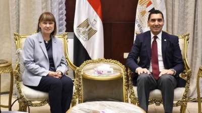 وزير الشباب والرياضة يبحث مع ممثل الأمم المتحدة تعزيز التعاون لتمكين الشباب