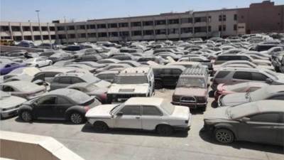 بيع 34 لوط سيارات وبضائع بمطار القاهرة بـ71 مليون جنيه