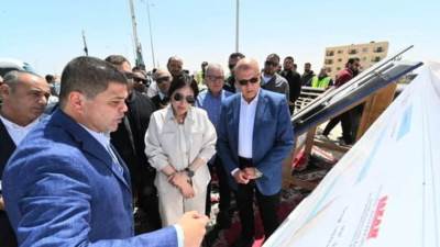 وزيرة الإسكان تتابع 1183 وحدة سكنية بمشروع "نيو مارينا" بالساحل الشمالي