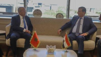 وزير الزراعة يبحث مع نظيره المغربي تعزيز الاستثمارات الزراعية المشتركة