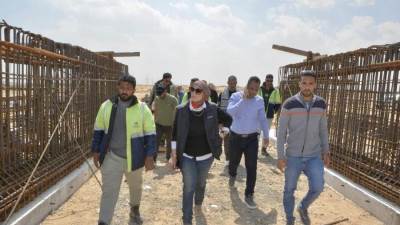 المهندسة أسماء مخلوف: كوبري" الربط الاستراتيجي” يعزز اتصال السويس الجديدة بمحاور التنمية