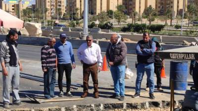 المهندس ياسر عبد الحليم: متابعة ميدانية يومية لتسريع إنهاء أعمال الطريق الأوسطي