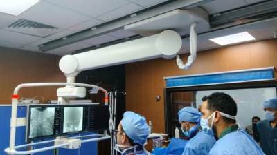 الرعاية الصحية: نجاح أول حالة سحب جلطة حادة بالمخ بمستشفى طيبة التخصصي