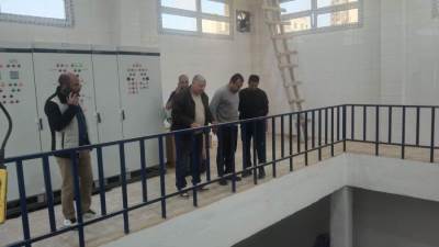  المهندس ياسر عبد الحليم: بدء تشغيل خزان 74 برج "ڤالي تاورز" لتحسين المياه