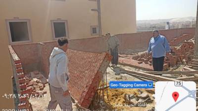 إزالة فورية لتعديات البناء بزايد هايتس والحي السابع و”تيامو سيتي” بالشيخ زايد