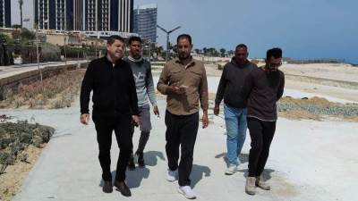 رئيس جهاز القرى السياحية يتفقد ممشى مارينا 7 وبوغاز المنطقة 24