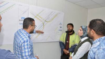 المهندسة أسماء مخلوف: استمرار تنفيذ أعمال الكوبري الجديد بمدينة السويس الجديدة 