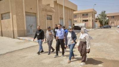 المهندسة أسماء مخلوف تتفقد محطة رفع مياه المنطقة الصناعية بالسويس الجديدة