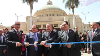 افتتاح ملتقى التوظيف والتدريب بجامعة القاهرة لعام 2026