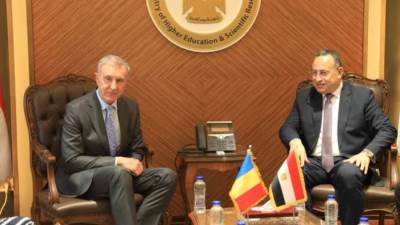 أمير رومانيا لـ"قنصوة": نتطلع لتوسيع الشراكات مع الجامعات المصرية وتنقل الباحثين