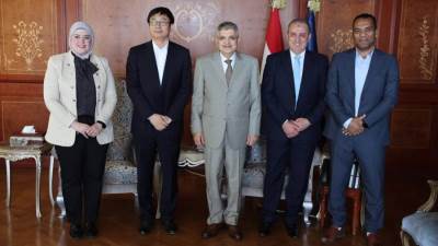 الفريق أسامة ربيع يبحث سبل التعاون المشترك مع شركة تيدا مصر للاستثمار