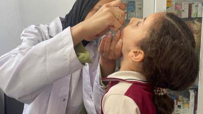 جهاز 6 أكتوبر يستكمل حملة التطعيم ضد شلل الأطفال 