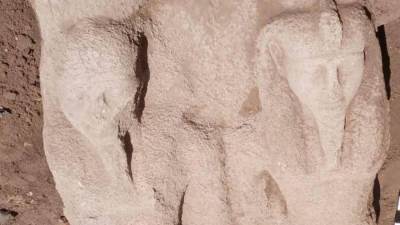 الكشف عن تمثال ضخم بمنطقة تل فرعون بمحافظة الشرقية