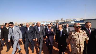  وزير العدل يقوم بجولة تفقدية لـ«مدينة العدالة» بالعاصمة الجديدة