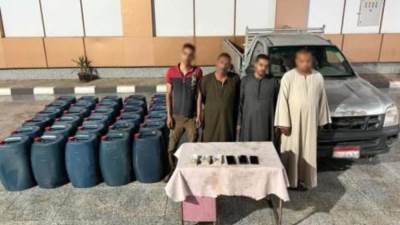 ضبط 5 أشخاص بحوزتهم 4.6 طن سولار قبل بيعهم بالسوق السوداء