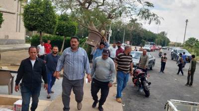 المهندس بسام فضل: مشددة حملات يومية لرفع الاشغالات بالشيخ زايد