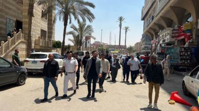 المهندس نادر زعفر:  حملات مكثفة لرفع الإشغالات بـ 6 أكتوبر 