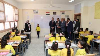 محافظ الجيزة يفتتح مدرستي المدينة المنورة وخاتم المرسلين بإمبابة بإجمالي 52 فصلًا 