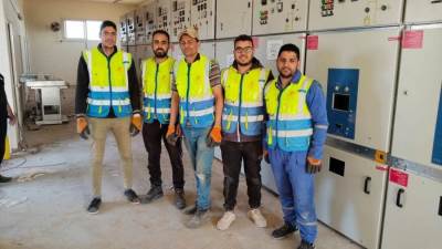 «كهرباء البحيرة» تنجح في إطلاق التيار في موزع الحمراء بوادي النطرون