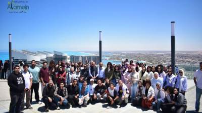 العلمين الجديدة يستقبل وفد طلاب الهندسة المعمارية بالجامعة المصرية اليابانية للعلوم