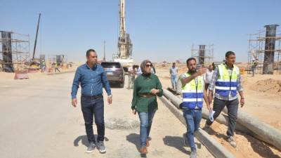 أسماء مخلوف: كوبري الربط الاستراتيجي يعزز شبكة الطرق بالسويس الجديدة