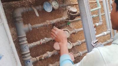 جهاز مدينة الشيخ زايد يحرر 108 محضر سرقة مياه خلال يومين