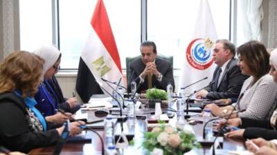 وزير الصحة يبحث مع جامعة أسبانية التعاون في التدريب والتعليم الطبي المستمر