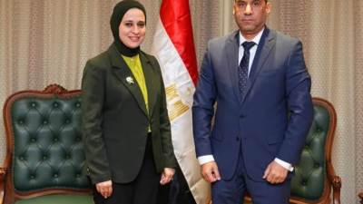 وزير العمل ونائبة وزير الخارجية يبحثان فتح أسواق جديدة للكوادر المصرية بالخارج