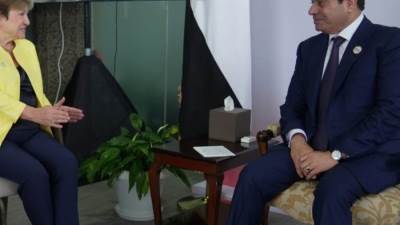 السيسى يعرب عن تقدير مصر البالغ للتعاون المثمر مع صندوق النقد الدولي