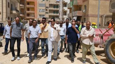 جهاز العاشر: تنفيذ شبكتي الري والصرف بالمجاورة السابعة.. وجارٍ ربطها بالمنازل خلال شهر