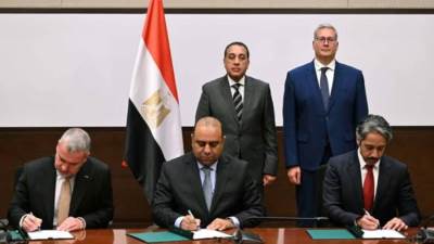  مذكرة تفاهم بين "البترول" و"إكسون موبيل" و"قطر للطاقة" لربط اكتشافات قبرص بالبنية التحتية المصرية