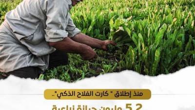 كارت الفلاح كلمة السر في رقمنة 5.2 مليون حيازة ورقية