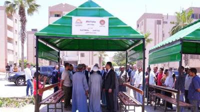 مظلات «سواعد مصر».. خريطة أماكن انتظارالعمالة غير المنتظمة