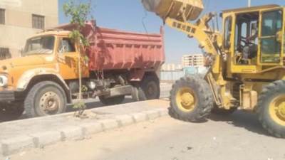 المهندس ياسر عبد الحليم: مواصلة أعمال النظافة بمنطقة "النخيل 2" بحدائق أكتوبر