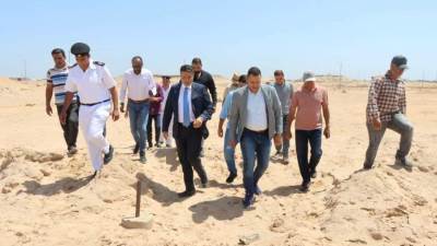 التنمية الصناعية تواصل سحب الأراضي المخالفة بالسادات والعبور