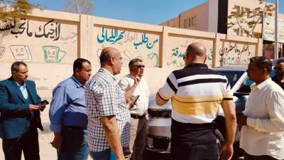 المهندس ياسر عبد الحليم يقود جولة ميدانية لمتابعة الخدمات بحدائق أكتوبر